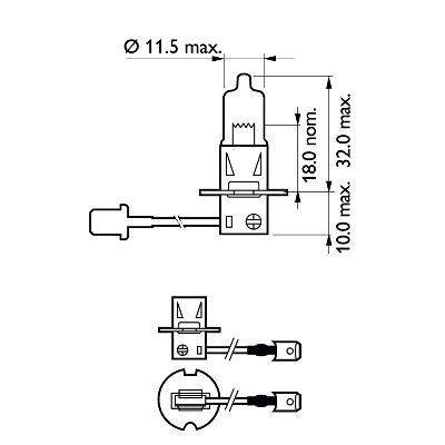 Philips 12336Prc1 Glühlampe, Fernscheinwerfer