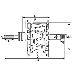 Hc-Cargo 232766 Läufer, Generator