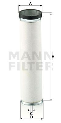 Sekundärluftfilter Mann-Filter Cf830 für Deutz-Fahr DX + 82->