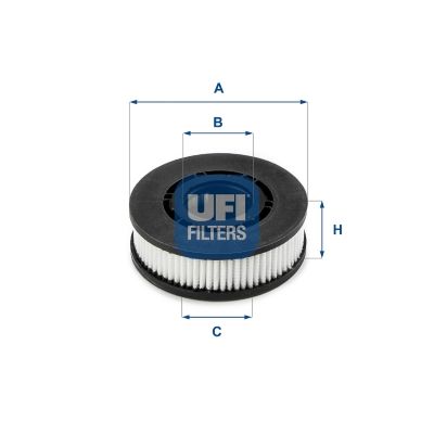 Filter, Kurbelgehäuseentlüftung UFI 27.689.00 für Fiat Peugeot 06->