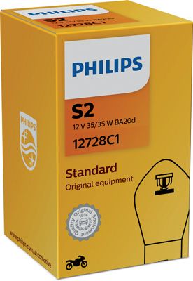 Philips 12728C1 Glühlampe, Fernscheinwerfer für Peugeot Ludix 1971->