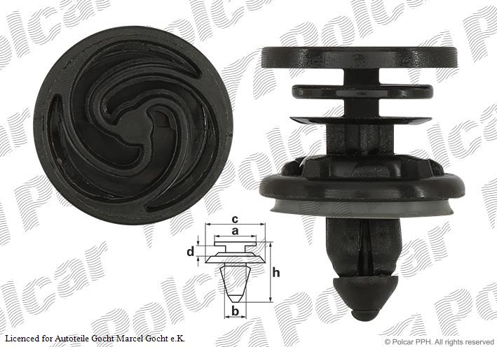 Klammer Clip Set Türverkleidung für Audi A1 A4 Allroad B8 2003->