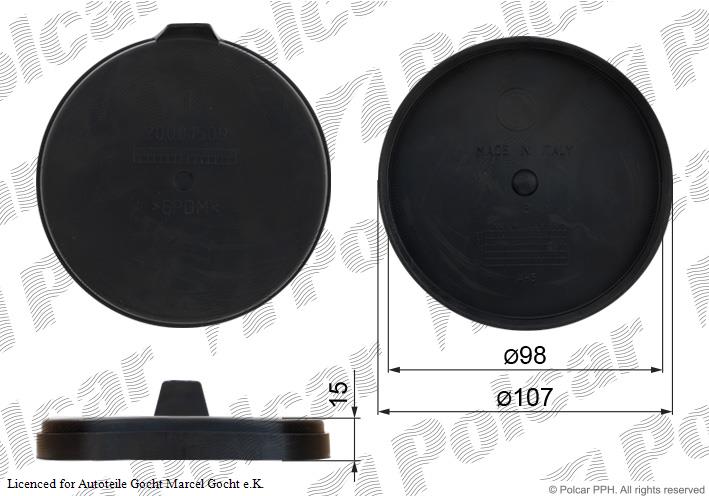 Schutzkappe Scheinwerfer Links oder Rechts