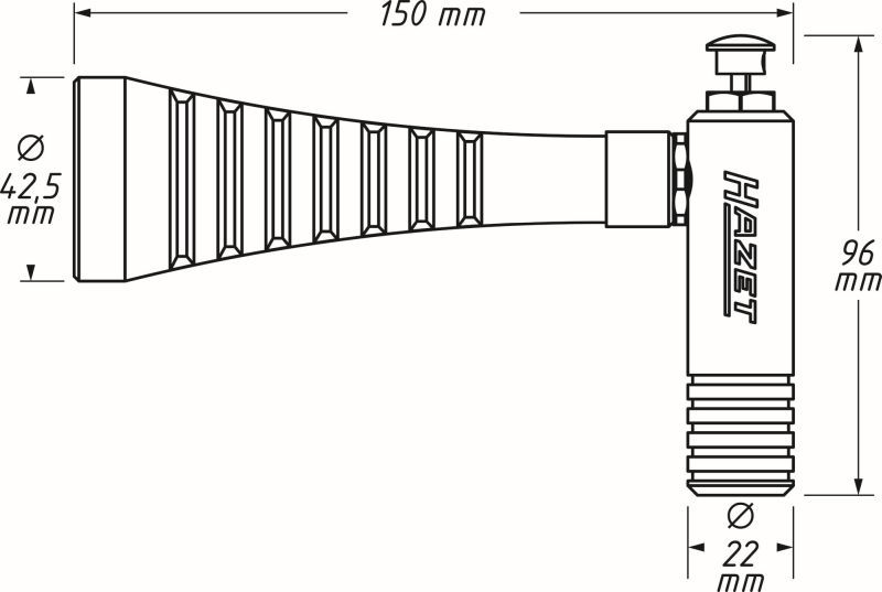 Hazet 9040T-1 Druckluftpistole