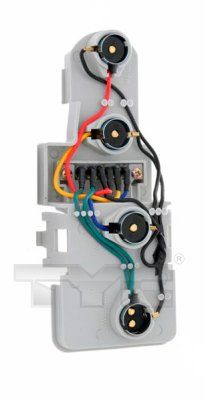 TYC 11-0463-1 Lampenträger, Heckleuchte für Audi A3 8L 2000-2003