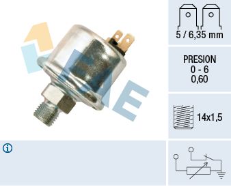 Sensor, Öldruck FAE 14580 für Renault 5 122 72-85