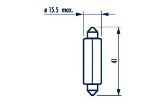 Narva 176343000 Set 10x Glühlampe