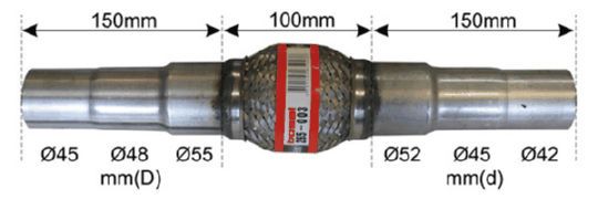 Flexrohr, Abgasanlage Bosal 265-003