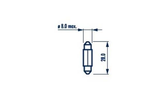 Narva 170943000 Set 10x Glühlampe, Innenraumleuchte