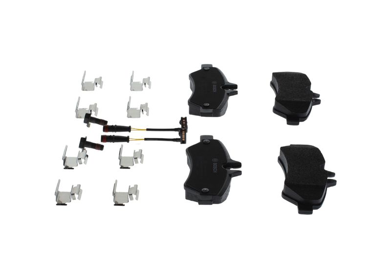 Bosch 0986494601 Bremsbelagsatz, Scheibenbremse Hinten für Mercedes