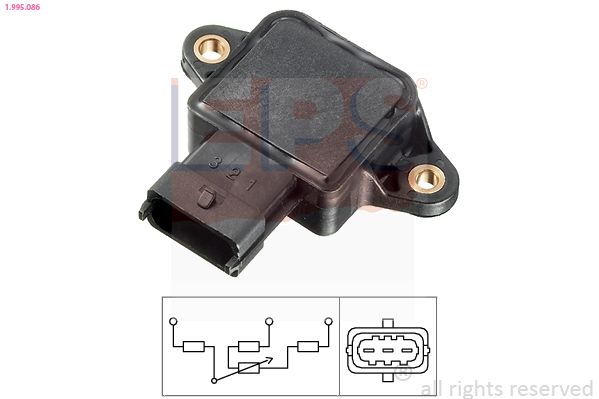 EPS 1.995.086 Sensor, Drosselklappenstellung für Opel Astra 1988-2015
