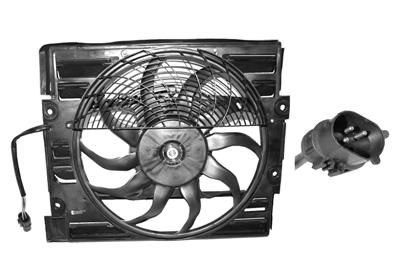 Lüfter, Klimakondensator VAN Wezel 0650751 für BMW E38 95-98
