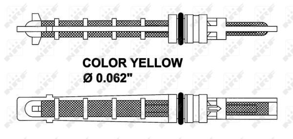 NRF 38212 Expansionsventil, Klimaanlage für Audi 100 C3 Avant 1992->
