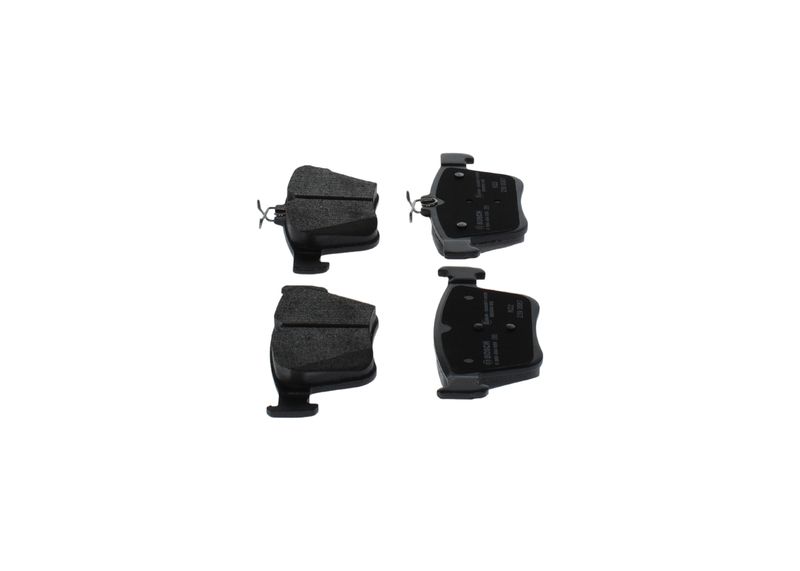 Bosch 0986494658 Bremsbelagsatz, Scheibenbremse Hinten für Audi A3