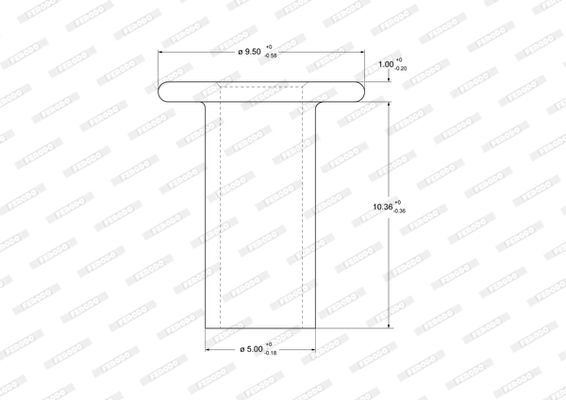 Niete, Trommelbremsbelag für 93038 DAF IVECO MERCEDES RENAULT 70-99
