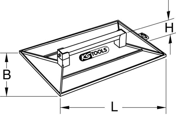 KS Tools 144.0526 Reibebrett