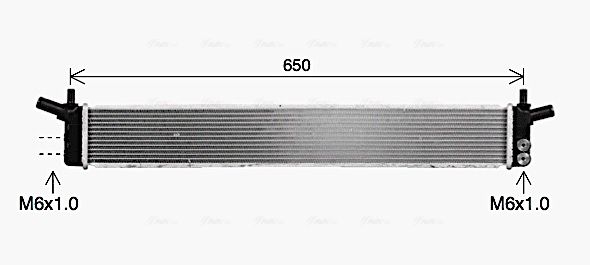 Kühler, Antriebsbatterie für G901002010 TOYOTA AURIS + Kombi 12-18