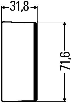 Hella 9Hb161122-007 Abdeckung