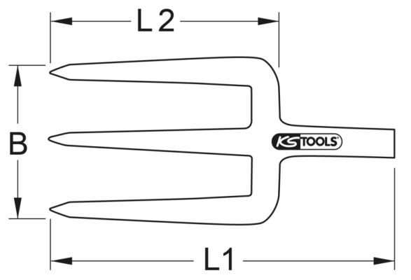 KS Tools 963.9649 Gabel