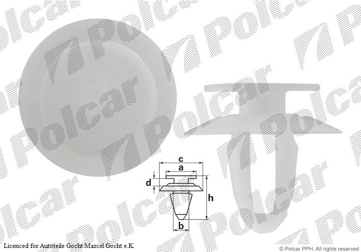 Klammer Clip Set Türverkleidung