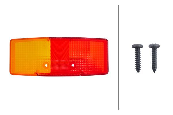 Hella 9El118701-001 Lichtscheibe, Heckleuchte Rechts für Fendt 1972->