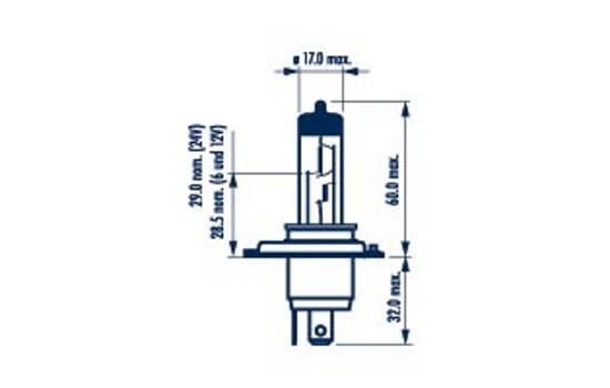 Glühlampe, Fernscheinwerfer Narva 488813000