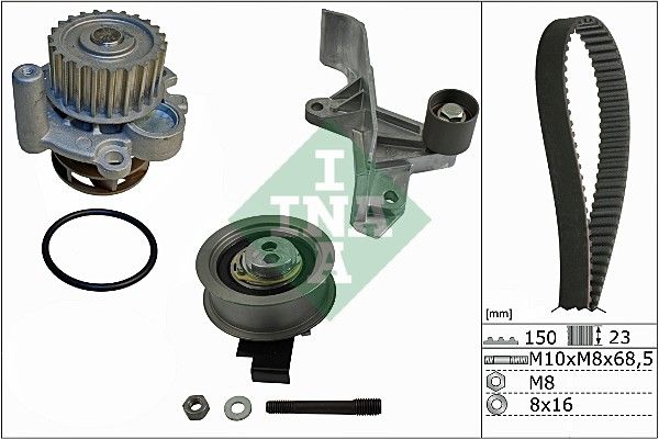 Wasserpumpe + Zahnriemensatz INA 530054630 für Audi Skoda VW 95-10