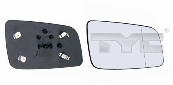 Spiegelglas, Außenspiegel für 09130905 6428736 OPEL ASTRA G CC 98-09