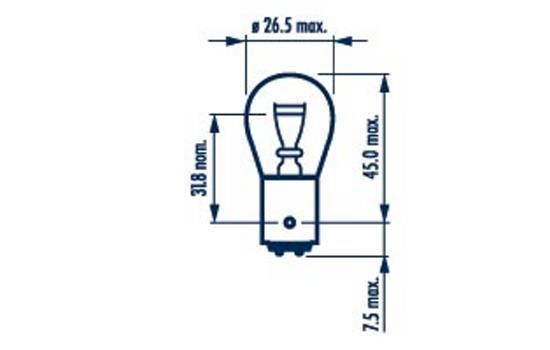 Narva 178813000 Set 10x Glühlampe, Brems Schlusslicht