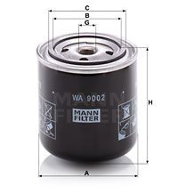Kühlmittelfilter Mann-Filter Wa9002 für DAF CF + 85 XF + 105 05->