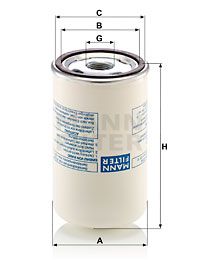 Filter, Drucklufttechnik Mann-Filter Lb719/2