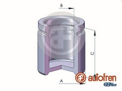 Autofren Seinsa D02520 Kolben, Bremssattel Vorne für Audi 100 1963->