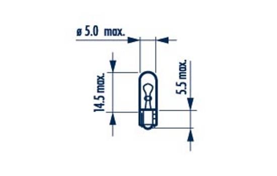 Narva 170403000 Set 10x Glühlampe, Instrumentenbeleuchtung