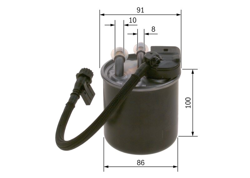 Bosch F026402840 Kraftstofffilter für Mercedes Marco Polo 2009->