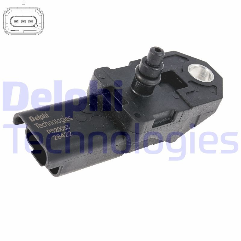 Sensor, Saugrohrdruck Delphi Ps20083-12B1 für Peugeot Citroen DS 13->