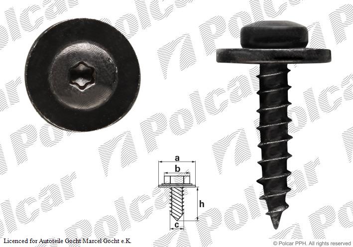 Innensechsrund Blechschraube für Fiat Scudo Ulysse Opel Corsa 2000->