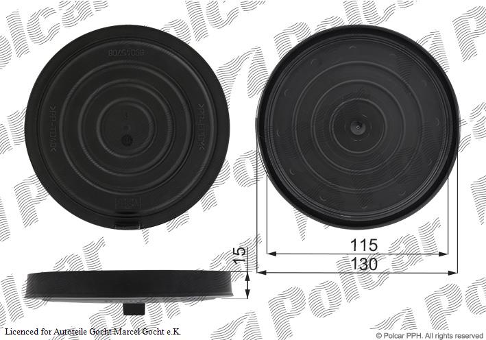 Scheinwerferkappe Links / Rechts für Audi A4 B5 Avant 1994-1999