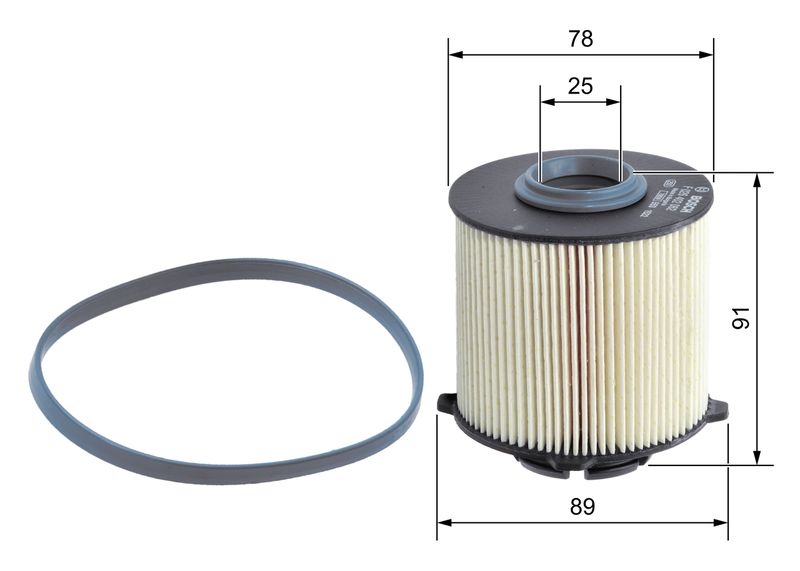 Bosch F026402062 Kraftstofffilter für Opel Astra J Kombi 2013-2019