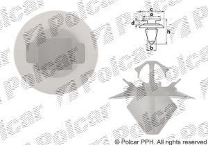 Halteklammer Clip für Fiat Opel Peugeot Citroen Doblo + Cargo + 96->