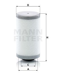 Filter, Drucklufttechnik Mann-Filter Le3009