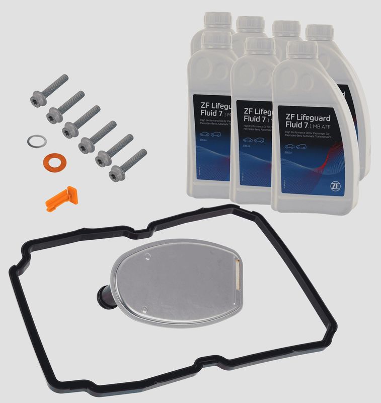 ZF Teilesatz, Automatikgetriebe-Ölwechsel für Mercedes W202 1991->