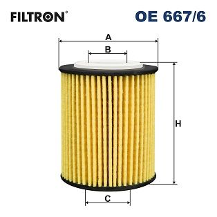 Filtron Oe667/6 Ölfilter für Fiat Doblo Scudo Ford Ecosport 2015->