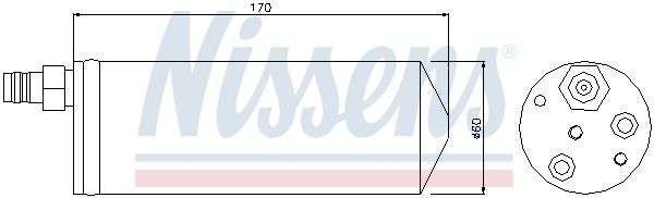 Nissens 95363 Trockner, Klimaanlage für Opel Movano A Renault 2001->