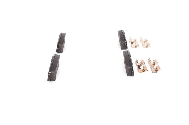 Bosch 0986494604 Bremsbelagsatz, Scheibenbremse Hinten für Fiat