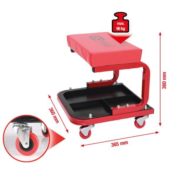 KS Tools 500.8020 Werkstatthocker